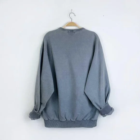 ⚡️SOLD⚡️ vintage 90s campus crew embroidered logo cottage crew - Picture 3 of 6